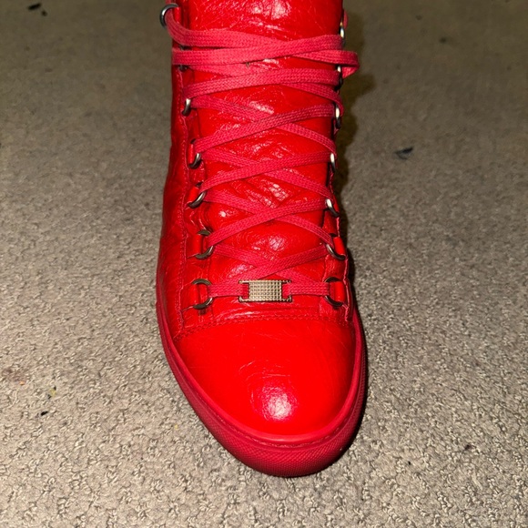 authentic balenciaga red good condition size 10 USA fit like a 10.5/11 - Picture 9 of 10